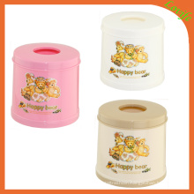 Conical Round Top Plastic Tissue Box (FF-5011-3)